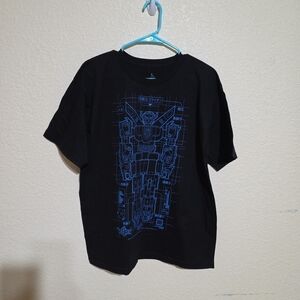 Vintage Voltron Loot Crate Exclusive Anime Manga Otaku Black T-shirt Men's L